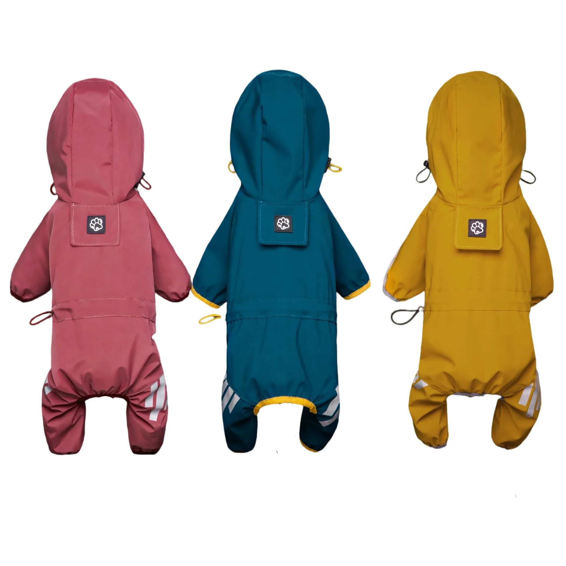 Reflecterende waterdichte hondenregenjas voor kleine en middelgrote honden HuisdierXL Online Dierenwinkel - Voor elk dier wat wils! Reflecterende waterdichte hondenregenjas voor kleine en middelgrote honden Honden HuisdierXL