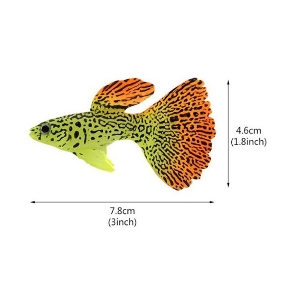 Zwemmend nep visje - Aquarium decoratie - Afbeelding 6
