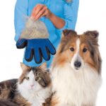 Vachtverzorgingshandschoen voor honden - links of rechts - Afbeelding 3