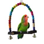 Vogel stok - met gekleurde bolletjes - decoratie - Afbeelding 3