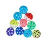 Kleine speelballetjes - 10 stuks - met belletje - Afbeelding 4