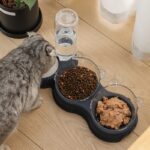 3-in-1 voer- en drinkstation voor honden en katten - Afbeelding 2
