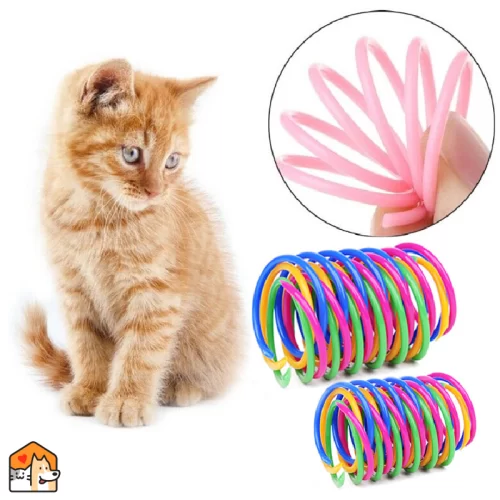 Springveertjes voor katten – 4 stuks Katten HuisdierXL