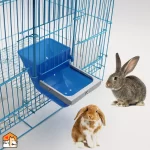 Kunststof voerbak voor kleine dieren