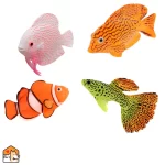 Drijvende kunstvis voor aquariumdecoratie