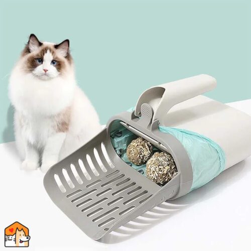 Kattenbakvulling schepje met filter Verzorging HuisdierXL