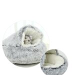 Pluche slaapzak voor honden en katten - Afbeelding 2