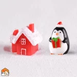 Ant farm decoratie - hars - kerststijl