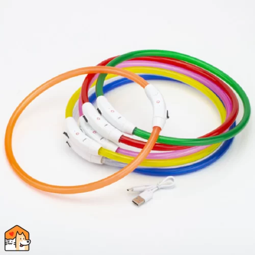 Honden Halsband – LED – USB oplaadbaar Training HuisdierXL