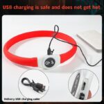 PVC LED-halsband voor honden met USB-oplader - Afbeelding 3