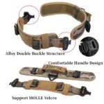 Verstelbare halsband - dubbele gesp - tactische halsband - Afbeelding 3