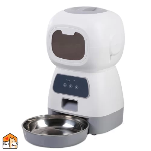 Automatische Feeder –  Voice Control –  RVS Kom Honden HuisdierXL