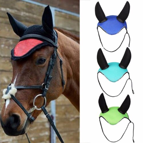 Paarden oor Masker – Anti vliegen Masker Extra HuisdierXL