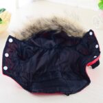 Kleine honden - jas met bontkraag - Afbeelding 4
