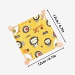 Hamsterbed van hout en canvas - Afbeelding 3