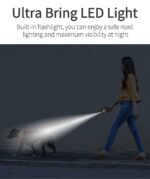 Uitschuifbare hondenriem met LED-verlichting - Afbeelding 3