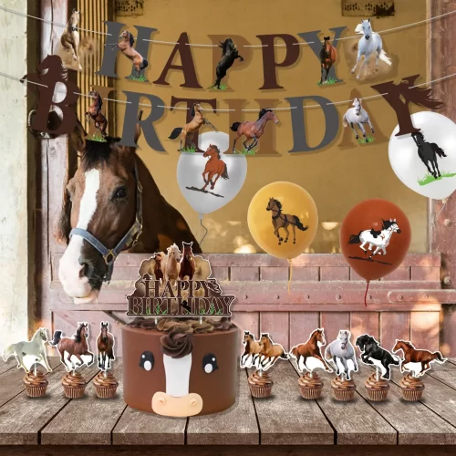 Paarden thema decoratie – feest en fun! Extra HuisdierXL