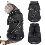Bikers bontjas voor blije beestjes - leer