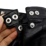 Bikers bontjas voor blije beestjes - leer - Afbeelding 4