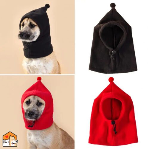 Honden Fleece Muts- Behaaglijke hoofdbedekking voor warmte Kleding HuisdierXL