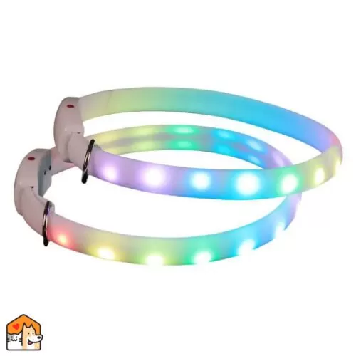 Led-halsband Hondenhalsband – Gloeiend lichtgevend USB-oplaadbaar Kleding HuisdierXL