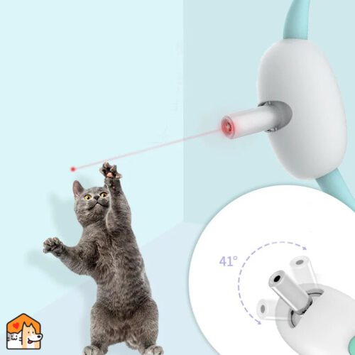 Slim Kattenspeeltje – Oplaadbare Laser Halsband via USB Speeltjes HuisdierXL