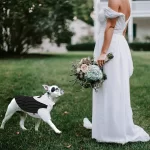 Honden tuxedo pak met strikje - huisdier outfit - Afbeelding 4