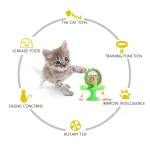 Draaiend kattenspeelgoed met lekkende kattensnacks - Afbeelding 3