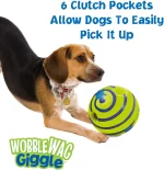 Rollende geluidsspeelbal voor honden - Afbeelding 2