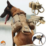 Verstelbaar K9 vest - hondenharnas voor buitentraining