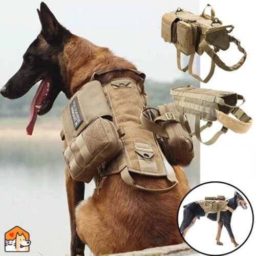 Verstelbaar K9 Vest – Hondenharnas voor Buitentraining Training HuisdierXL
