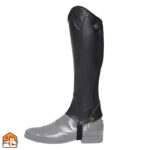 Leren half-chaps voor ruiters