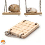 Houten hamster schommel hangmat