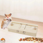 Houten voerpuzzel voor hamsters