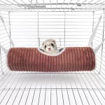 Hangmat met tunnel voor hamsters - Afbeelding 2