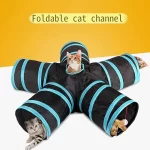 Opvouwbare speeltunnel voor katten - Afbeelding 3