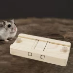 Houten voerpuzzel voor hamsters - Afbeelding 2
