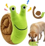 Hondenspeelgoed snuffelende pluche slakken - voederspeelgoed