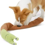 Hondenspeelgoed snuffelende pluche slakken - voederspeelgoed - Afbeelding 2