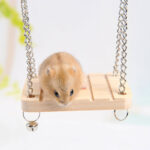 Houten hamster schommel hangmat - Afbeelding 2