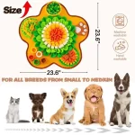 Snuffelmat voor honden - 60 × 60 cm - Afbeelding 3
