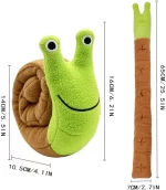 Hondenspeelgoed snuffelende pluche slakken - voederspeelgoed - Afbeelding 3