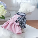 Huisdierjurk met ruitpatroon voor honden - Afbeelding 2