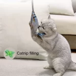 Interactief kattenspeeltje - luchtzak swing vis - Afbeelding 4