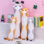 Lang pluchen kattenkussen - Afbeelding 3