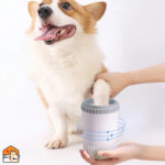 Automatische pootwasbeker voor huisdieren