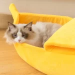 Banaanvormig huisdierhuis - voor katten en honden - Afbeelding 2