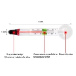Aquariumthermometer - 11 × 1,1 cm - Afbeelding 4