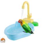 Vogelbad met kraan
