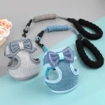 Kittenharnas met strik - Afbeelding 2